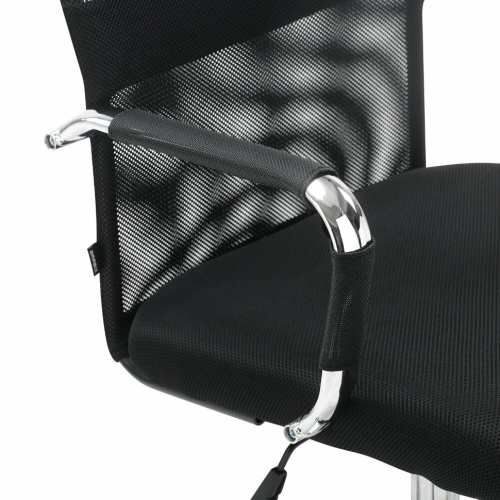 Кресло офисное Brabix Fit EX-514 сетка/ткань, черное 531949 фото 3
